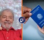 Lula e carteira de trabalho.