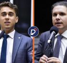 Nikolas Ferreira e Hugo Motta.