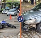 Policial militar morre ap&oacute;s colis&atilde;o entre moto e carro enquanto seguia para o trabalho.