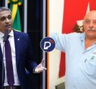 Gustavo Gayer e "Frei Chico", irm&atilde;o de Lula.