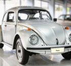 Carro "fusquinha", s&iacute;mbolo brasileiro para o dia do autom&oacute;vel.