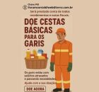 Pedido de doa&ccedil;&atilde;o para garis de Timba&uacute;ba.