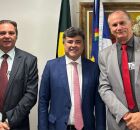 Eduardo da Fonte ao lado de Orlando Jorge. 