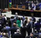 Sess&atilde;o na C&acirc;mara dos Deputados.
