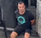 'Bob Caju' preso pela pol&iacute;cia. 