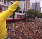 Bolsonaro na Avenida Paulista.