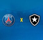 Bras&otilde;es do PSG e Botafogo. 