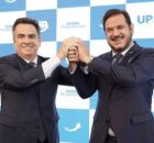 Ciro Nogueira e Ant&ocirc;nio Rueda, presidentes do PP e Uni&atilde;o Brasil, respectivamente.