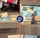 Dinheiro achado em gavetas do ex-prefeito Marcel Jos&eacute; de Carvalho.