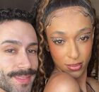 Erika Hilton ao lado de maquiador nomeado como assessor