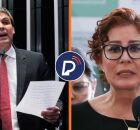 Deputado Lindberg Farias e Carla Zambelli.