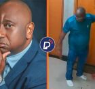 Advogado Jo&atilde;o Neto e momento da agress&atilde;o.