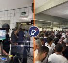 Torcedores do Santa Cruz com dificuldade de acesso ao Est&aacute;dio do Arruda.