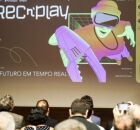 Painel do REC'n'Play, no Recife.