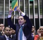 Presidente da C&acirc;mara dos Deputados, Hugo Motta.