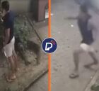 Momento da discuss&atilde;o entre delegado e ambulante.