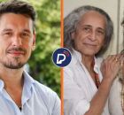 Ator da Globo, Jo&atilde;o Vicente, sua m&atilde;e e Maria Beth&acirc;nia. 