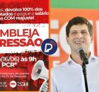 SIMPERE faz ato nesta segunda (16), contra Jo&atilde;o Campos, por desconto de sal&aacute;rio de professores