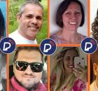 V&iacute;timas fatais da queda do bal&atilde;o em Santa Catarina.