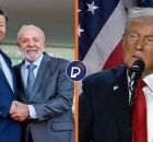 Xi Jinping, presidente da China; Lula, presidente do Brasil; Donald Trump, presidente dos Estados Unidos.