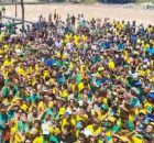 Bolsonaristas reunidos no Recife