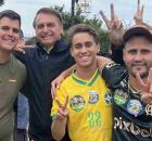 Bolsonaro com aliados pol&iacute;ticos.