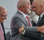 Geraldo Alckmin, Lula e Alexandre de Moraes.