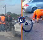 Motociclista morto no bairro de Prazeres, em Jaboat&atilde;o.