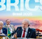 Lula durante reuni&atilde;o do Brics.