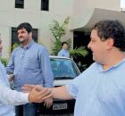 Lula e o Filho Lulinha. 