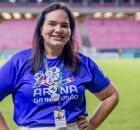Michele Collins, diretora-presidente da Arena de Pernambuco.