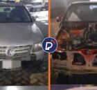 Carros encontrados pela pol&iacute;cia.