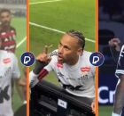 Rea&ccedil;&atilde;o de Neymar ao ser criticado por torcedores.