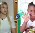 Sari Corte Real e menino Miguel.