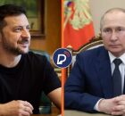 Zelensky e Putin. 