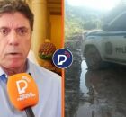 Viatura da PM atola em estrada de barro e morador cobra gest&atilde;o Lula Cabral.