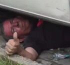 Feirante do Cabo de Santo Agostinho amarrado em van.