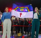 Raquel Lyra durante formatura de novos PMs