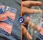 Camisinhas finas e texturizadas.