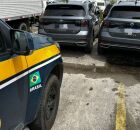 Carro clonado apreendido pela PRF.