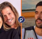 Dado Dolabella junto de Wanessa Camargo e Luan Pereira.