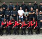 Diego Cabral confere treinamento de disparos da guarda de Camaragibe.