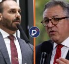 Eduardo Bolsonaro e Alexandre Padilha. 