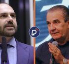 Eduardo Bolsonaro e Silas Malafaia.
