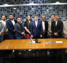 Eduardo da Fonte recebe vereadores de Cachoeirinha.