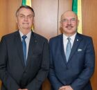 Ex presidente Jair Bolsonaro e ex ministro da Educa&ccedil;&atilde;o Milton Ribeiro.