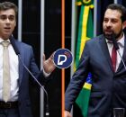 Nikolas Ferreira e Boulos. 