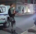 Momento em que influenciador Gota Serena &eacute; detido.