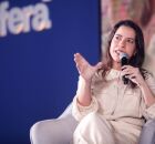 Governadora Raquel Lyra no semin&aacute;rio Esfera Infra.