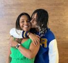 Oruam e sua m&atilde;e, M&aacute;rcia Gama.